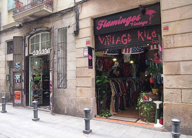 boutiques de Barcelone devanture