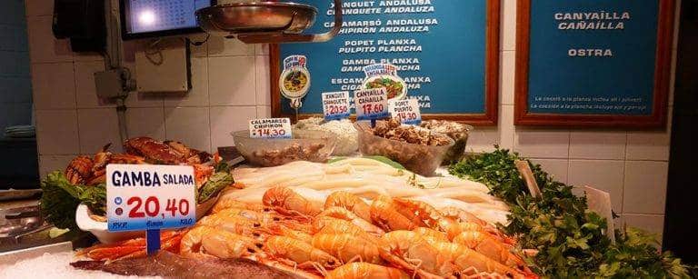 La Paradeta: la cantine de poissons et de fruits de mer à deux pas de la Sagrada Familia