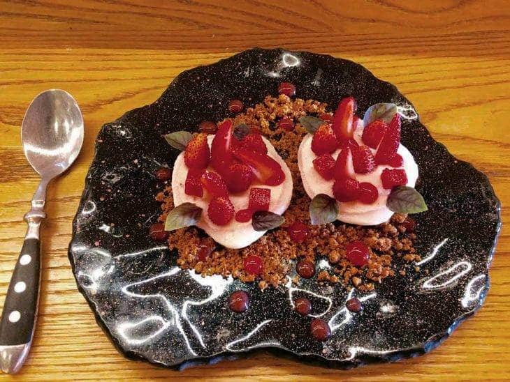 La mundana dessert à la fraise